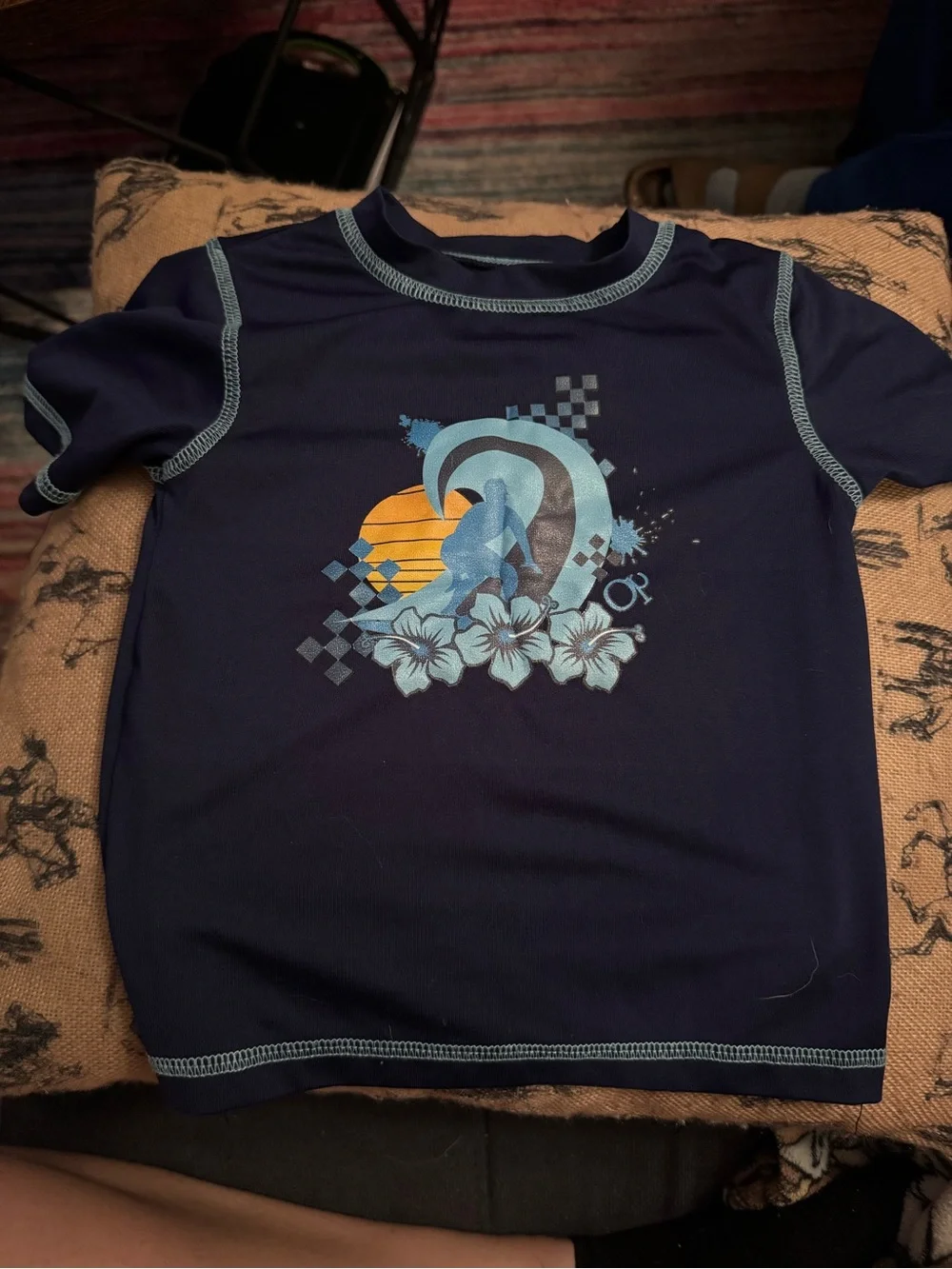i play Unisex 2-Piece Swim Set 18-24 Months Blue Stars Swim Shirt & Diaper